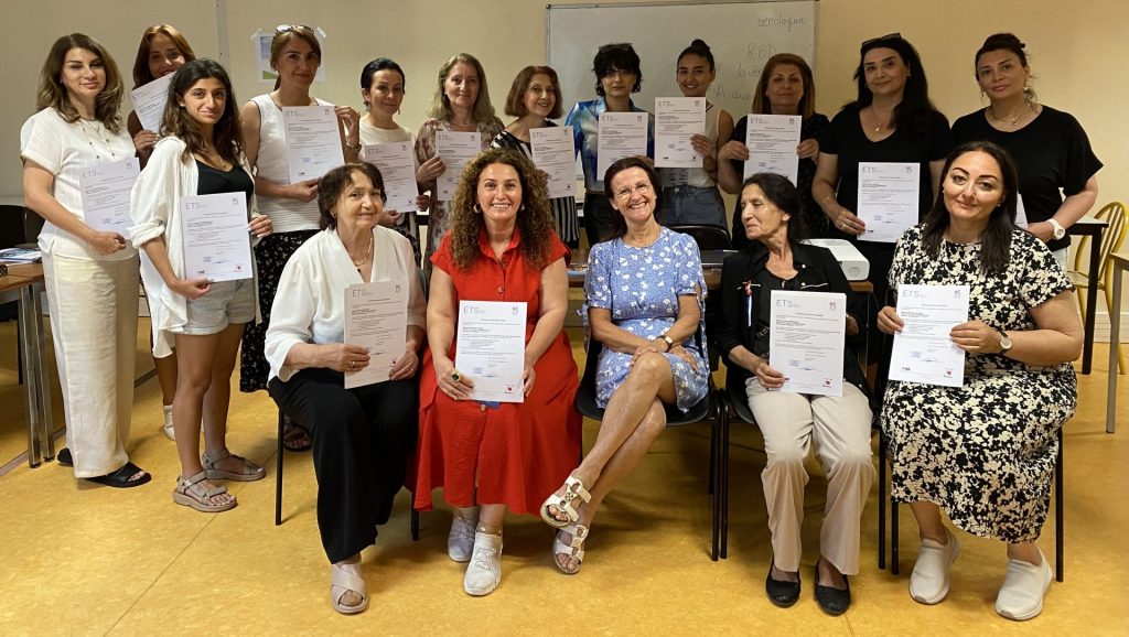 Groupe de professeurs venus d'Azerbaïdjan